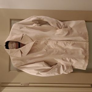 JONES NEW YORK RAIN JACKET SIZE 14 IN IVORY